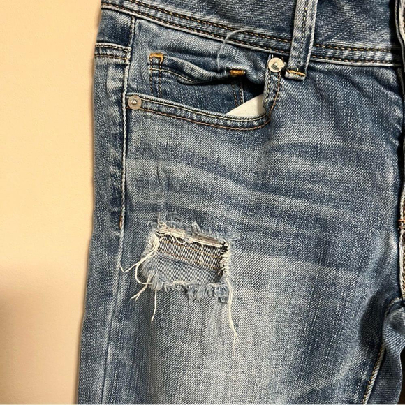 American Eagle Size‎ 4S Original Boot Stretch Distressed Jeans - Picture 2 of 12